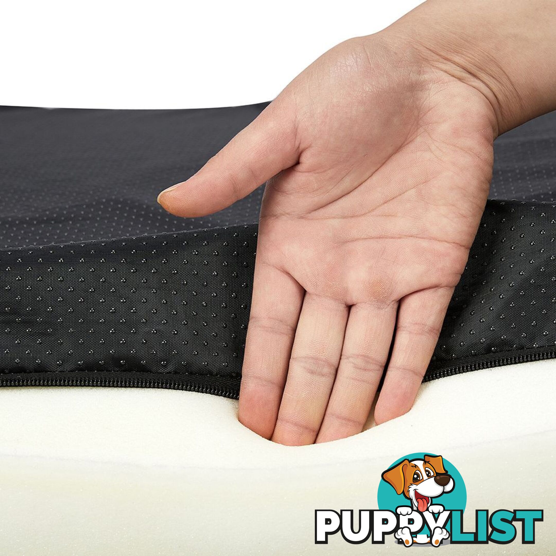 Dog Calming Bed Pet Cat Removable Cover Washable Orthopedic Memory Foam PaWz - WB-PT1058-XL-KH