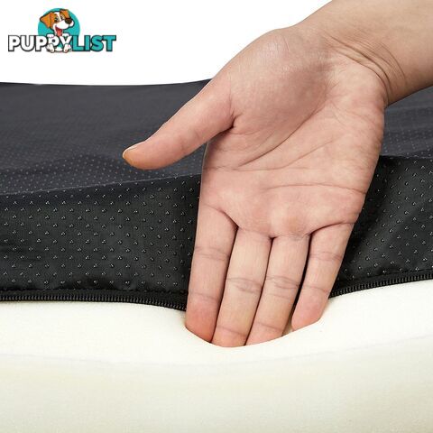 Dog Calming Bed Pet Cat Removable Cover Washable Orthopedic Memory Foam PaWz - WB-PT1058-XL-KH