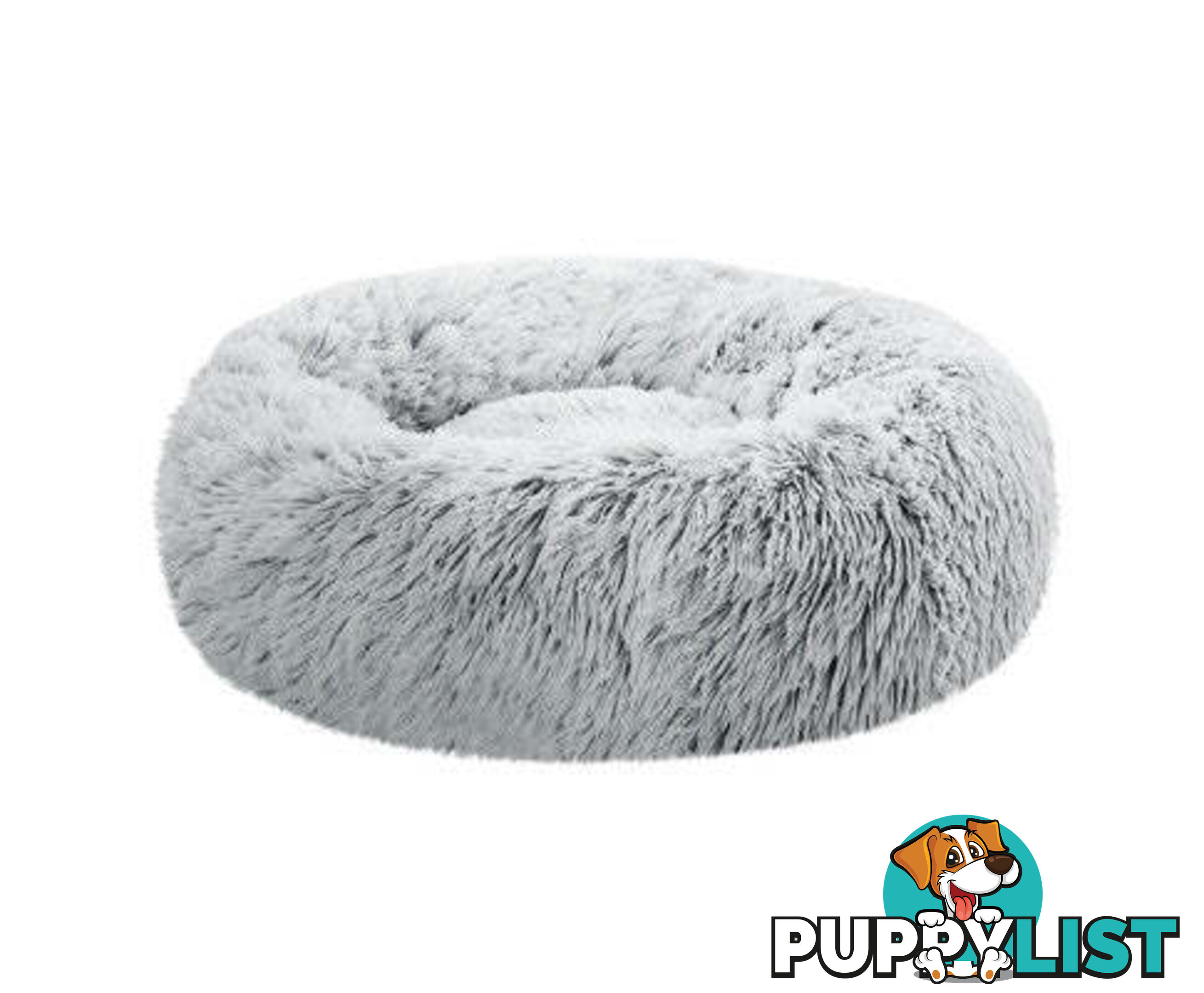 Pet Bed Dog Cat Calming Bed Sleeping Comfy Washable - PET-BED-D90-WHBR