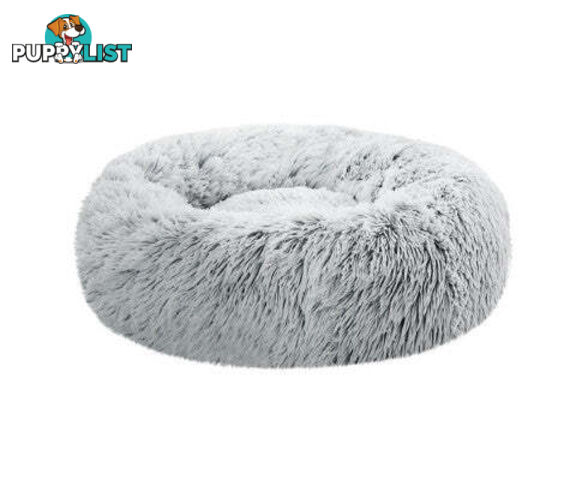 Pet Bed Dog Cat Calming Bed Sleeping Comfy Washable - PET-BED-D90-WHBR