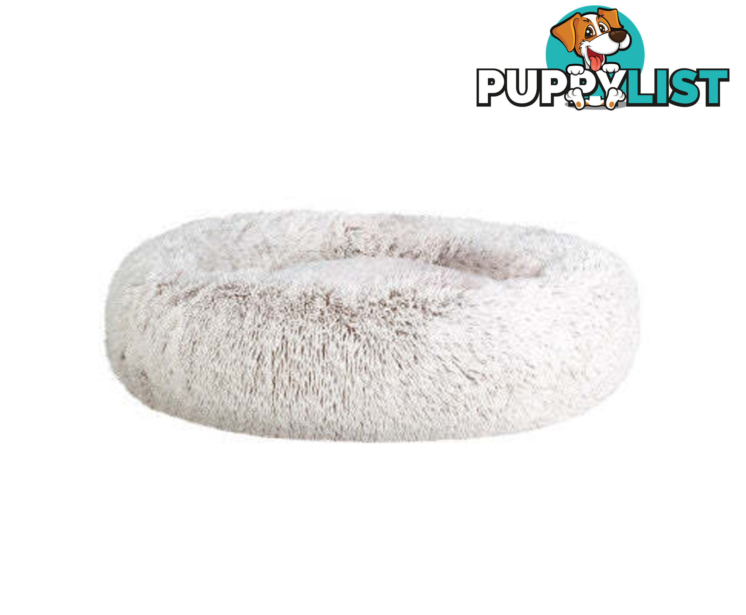 Pet Bed Dog Cat Calming Bed Sleeping Comfy Washable - PET-BED-D90-WHBR