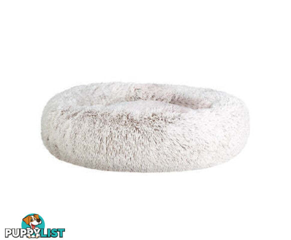 Pet Bed Dog Cat Calming Bed Sleeping Comfy Washable - PET-BED-D90-WHBR