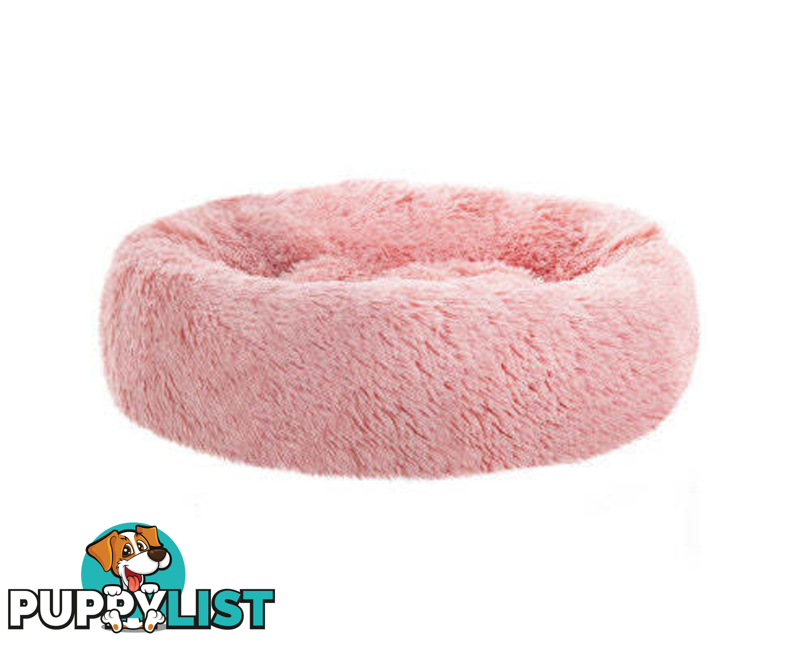 Pet Bed Dog Cat Calming Bed Sleeping Comfy Washable - PET-BED-D90-WHBR