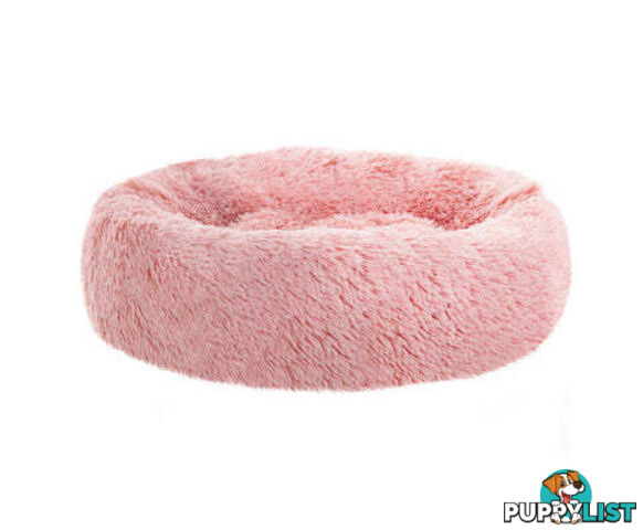 Pet Bed Dog Cat Calming Bed Sleeping Comfy Washable - PET-BED-D90-WHBR