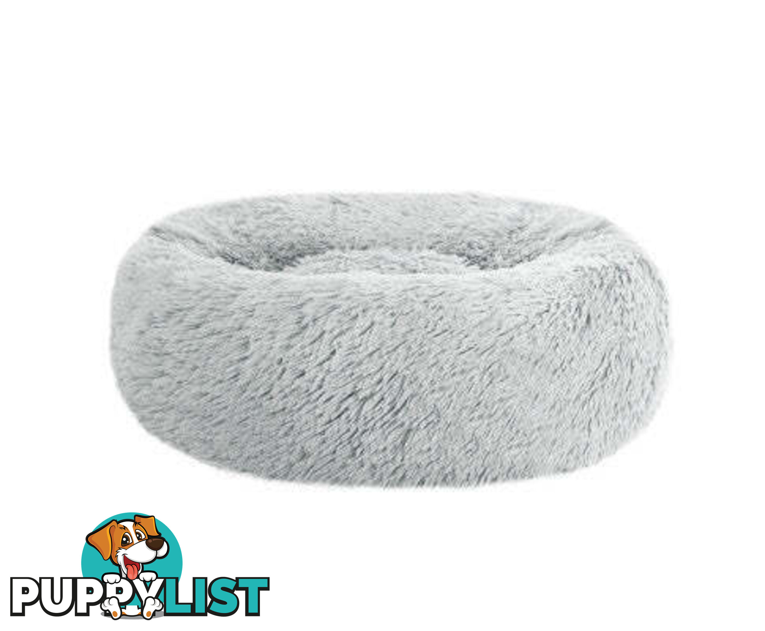 Pet Bed Dog Cat Calming Bed Sleeping Comfy Washable - PET-BED-D90-WHBR