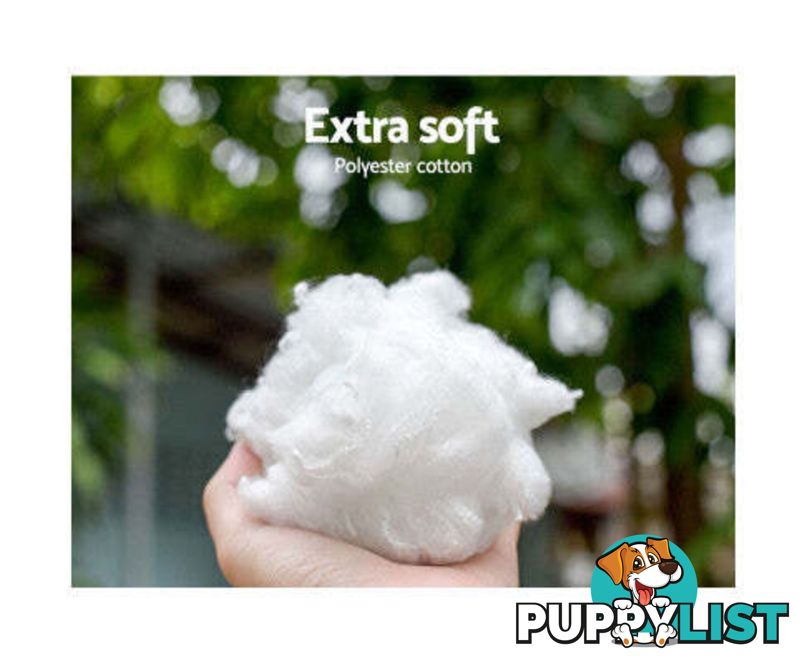 Pet Bed Dog Cat Calming Bed Sleeping Comfy Washable - PET-BED-D90-WHBR