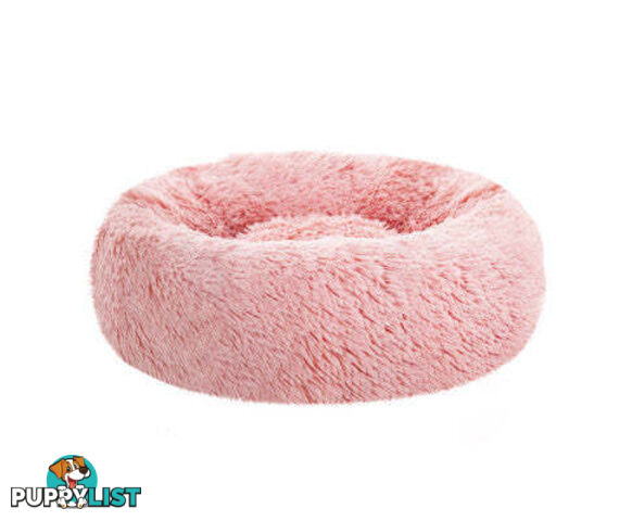 Pet Bed Dog Cat Calming Bed Sleeping Comfy Washable - PET-BED-D90-WHBR