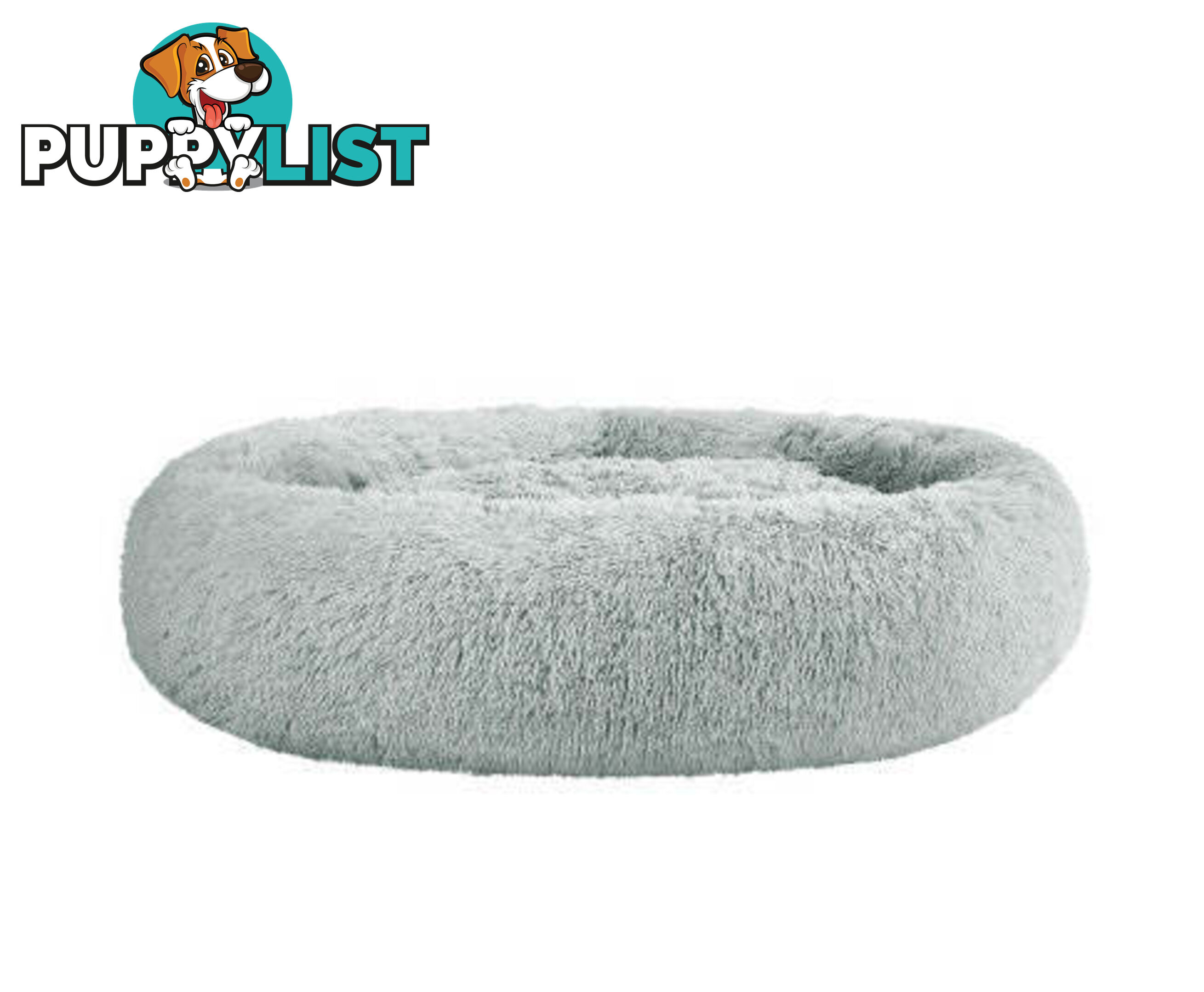 Pet Bed Dog Cat Calming Bed Sleeping Comfy Washable - PET-BED-D90-WHBR