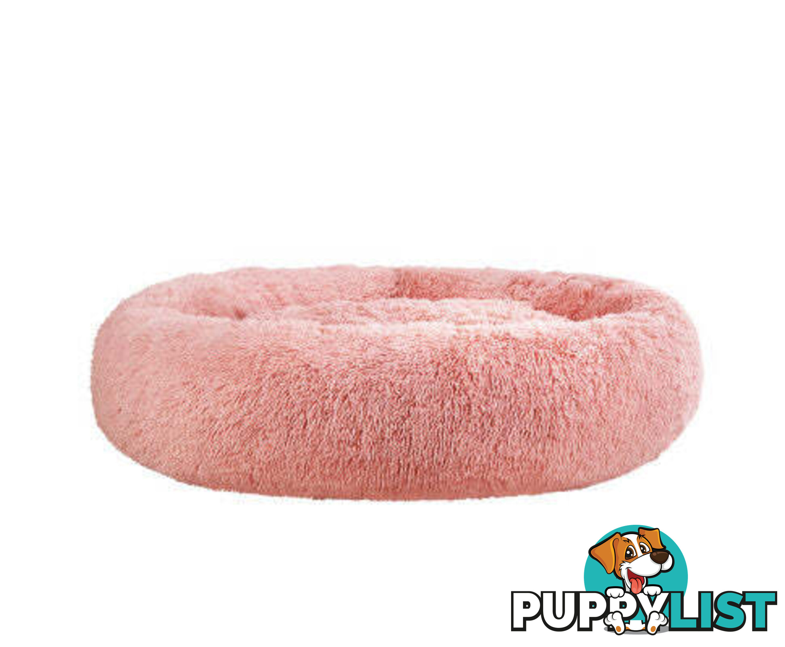 Pet Bed Dog Cat Calming Bed Sleeping Comfy Washable - PET-BED-D90-WHBR