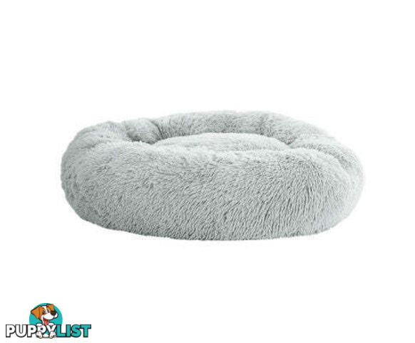 Pet Bed Dog Cat Calming Bed Sleeping Comfy Washable - PET-BED-D90-WHBR