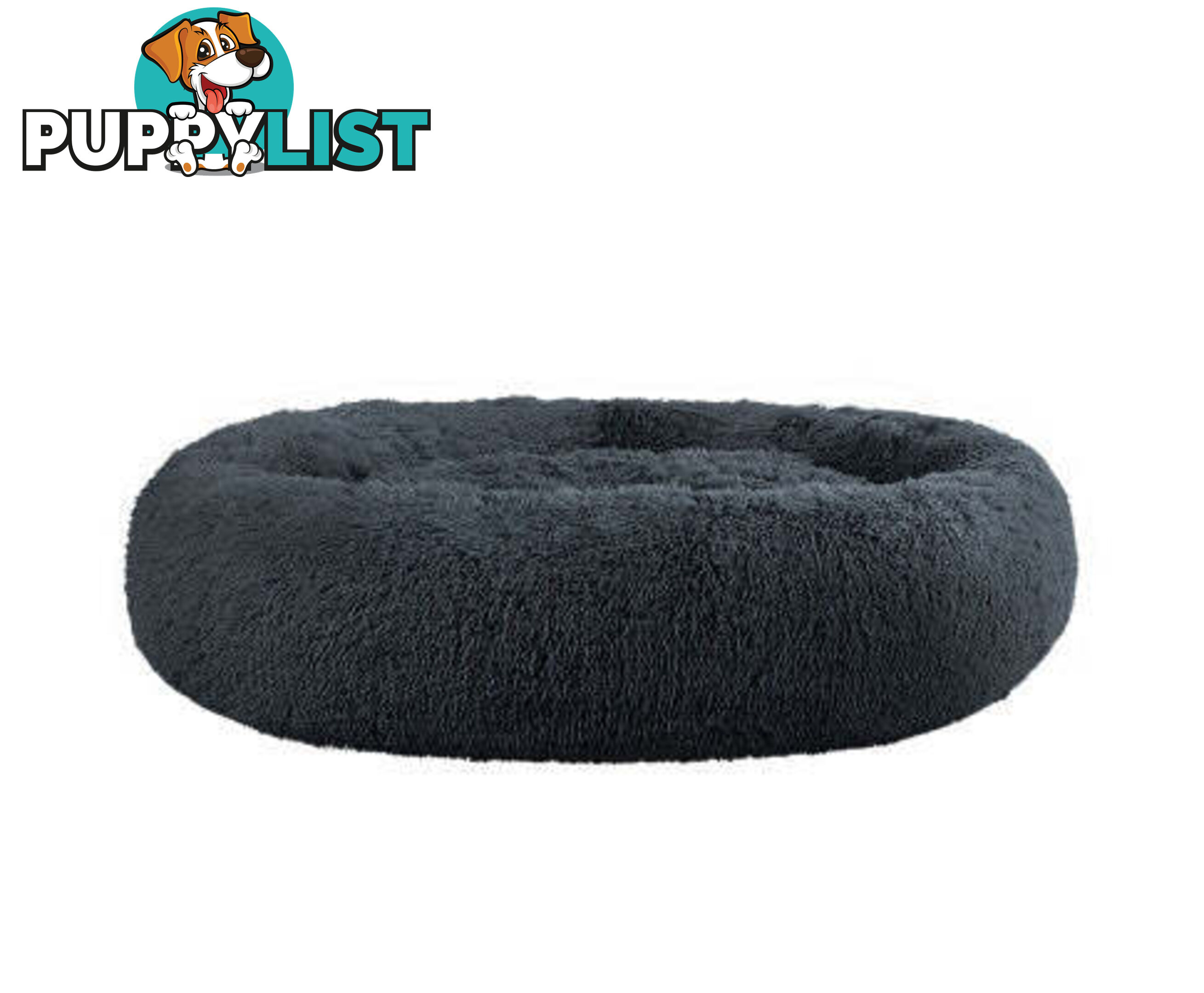 Pet Bed Dog Cat Calming Bed Sleeping Comfy Washable - PET-BED-D90-WHBR