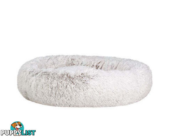 Pet Bed Dog Cat Calming Bed Sleeping Comfy Washable - PET-BED-D90-WHBR