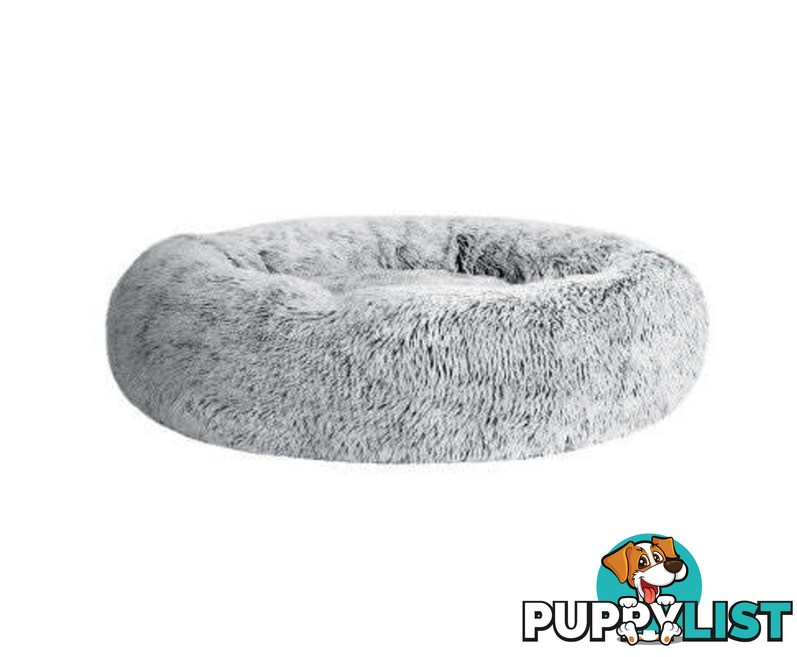 Pet Bed Dog Cat Calming Bed Sleeping Comfy Washable - PET-BED-D90-WHBR