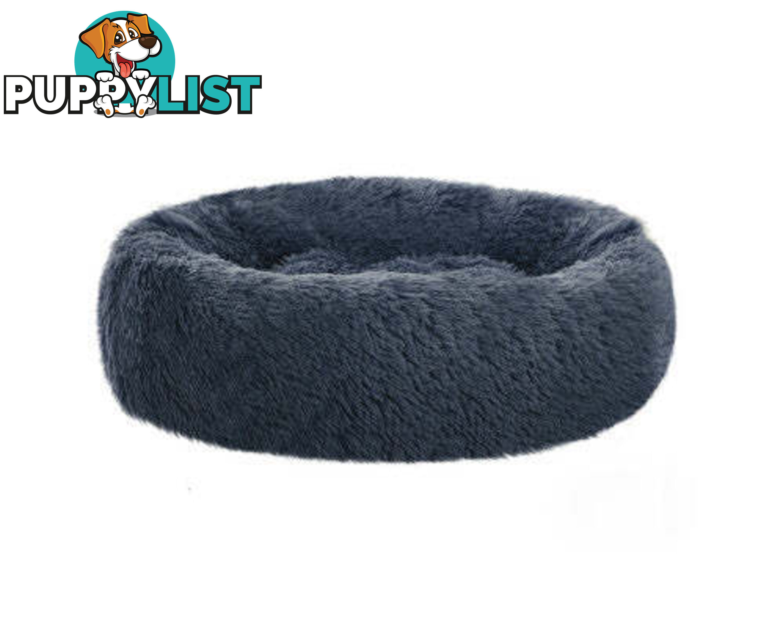Pet Bed Dog Cat Calming Bed Sleeping Comfy Washable - PET-BED-D90-WHBR