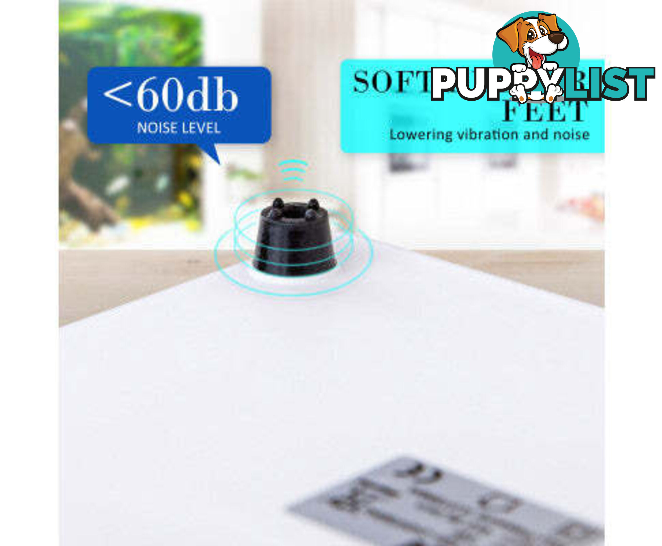 Aquarium Air Pump Oxygen Hydroponic 4 Outlet 670L/H 8W WHITE - V274-AQ-CT404