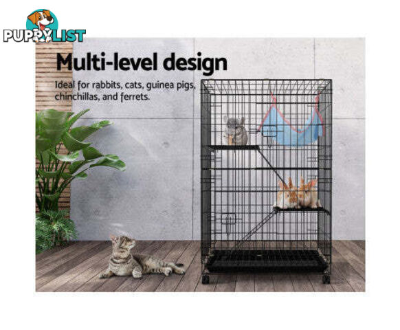 i.Pet Rabbit Cage Indoor Hutch Guinea Pig Bunny Ferret Hamster Pet Cage Outdoor - PET-RAB-CAGE-GV1907