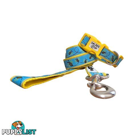 Bumble Bee Dog Lead / Dog Leash - Hand Made by The Bark Side - TBSLDBUM251.8