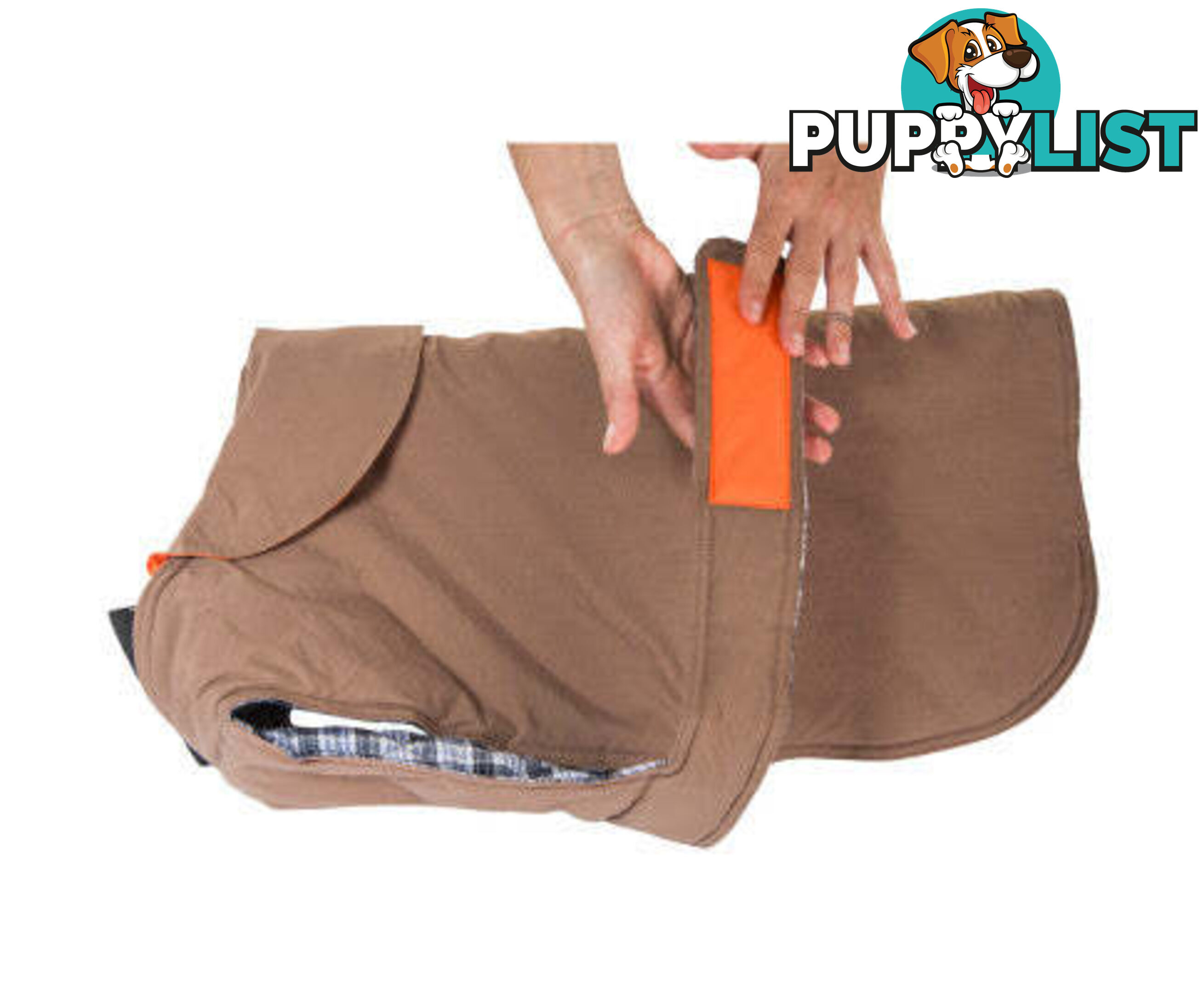 Dog Coat - Brown - 50cm - V208-CSW-50