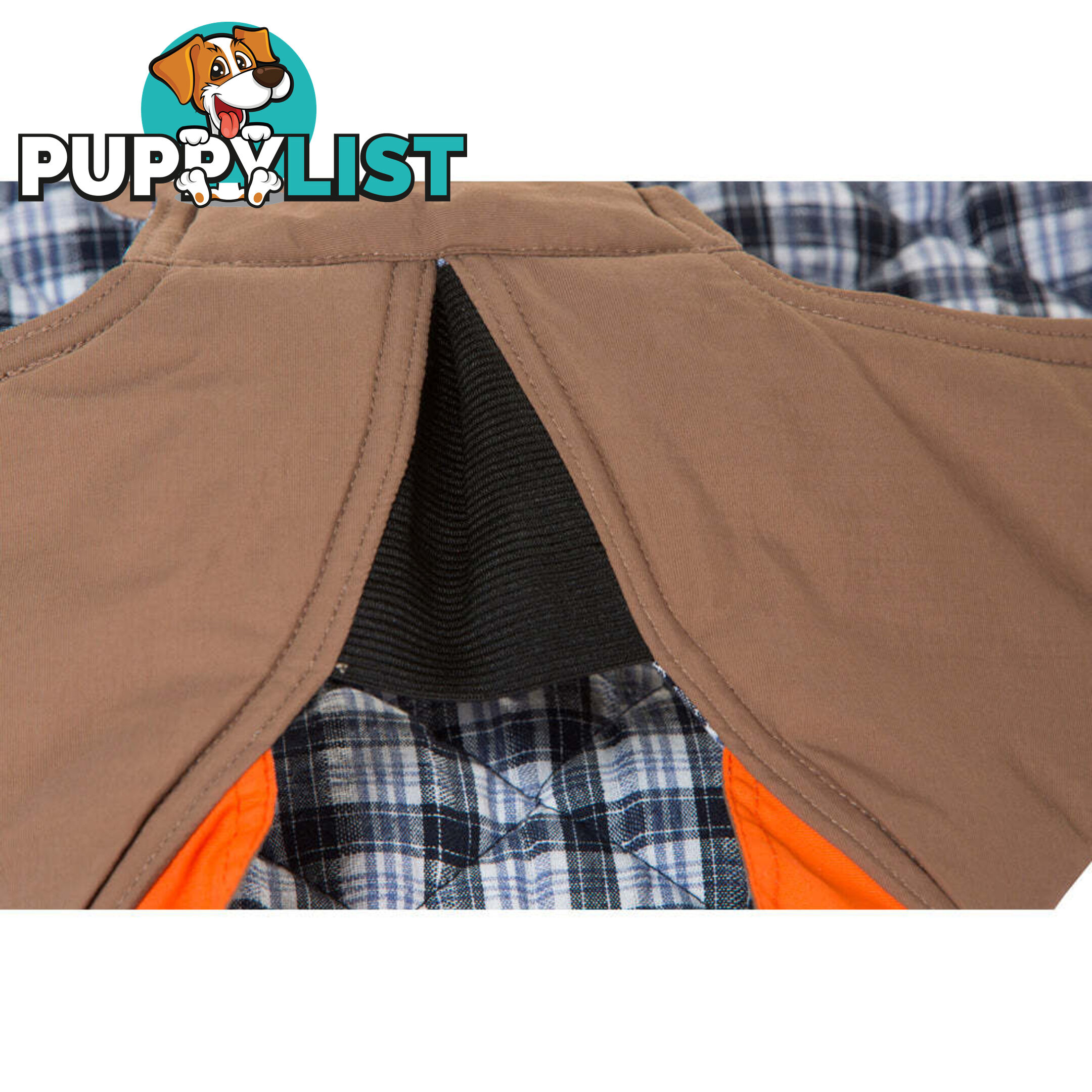 Dog Coat - Brown - 50cm - V208-CSW-50