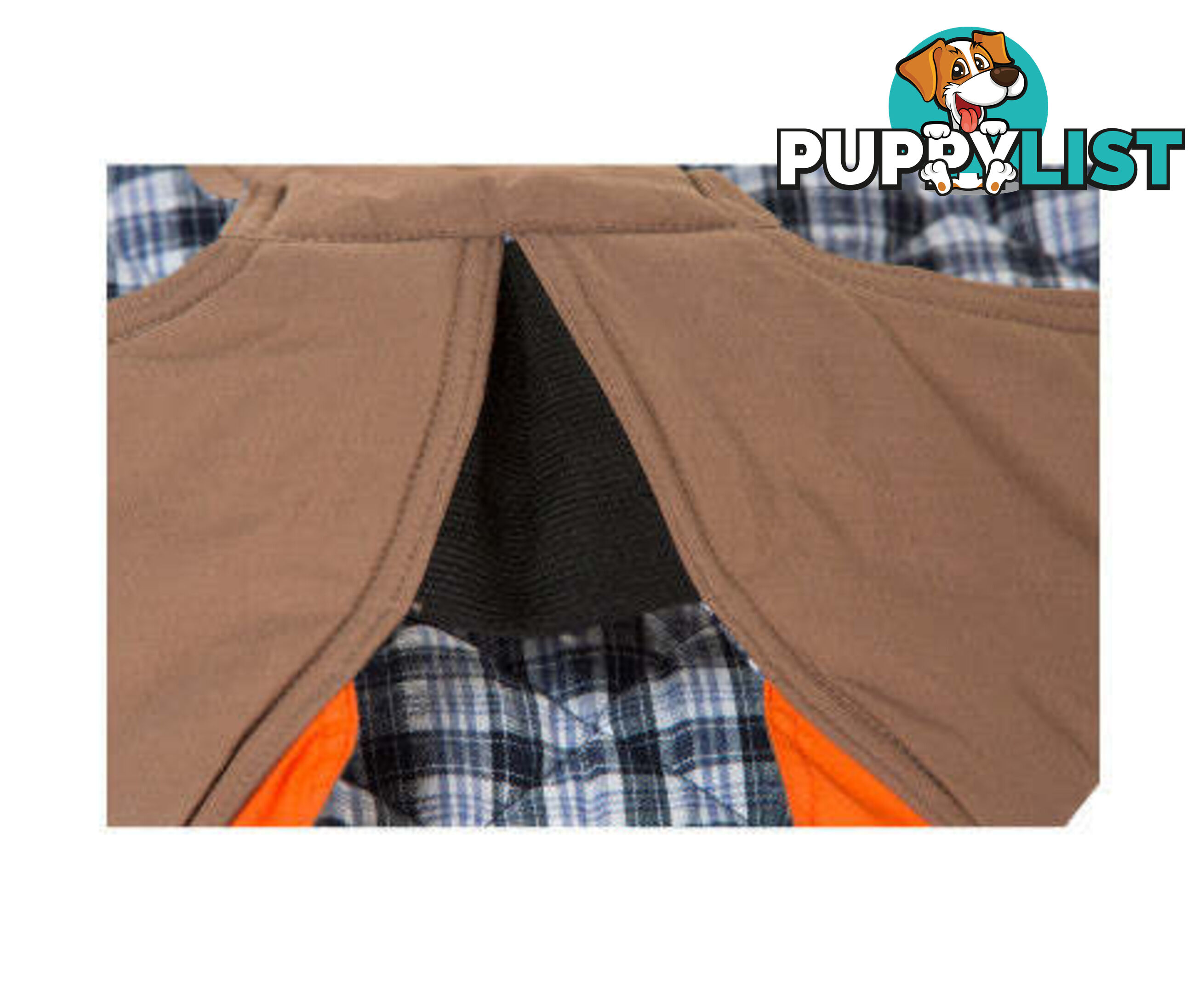 Dog Coat - Brown - 50cm - V208-CSW-50