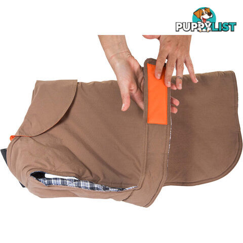 Dog Coat - Brown - 50cm - V208-CSW-50