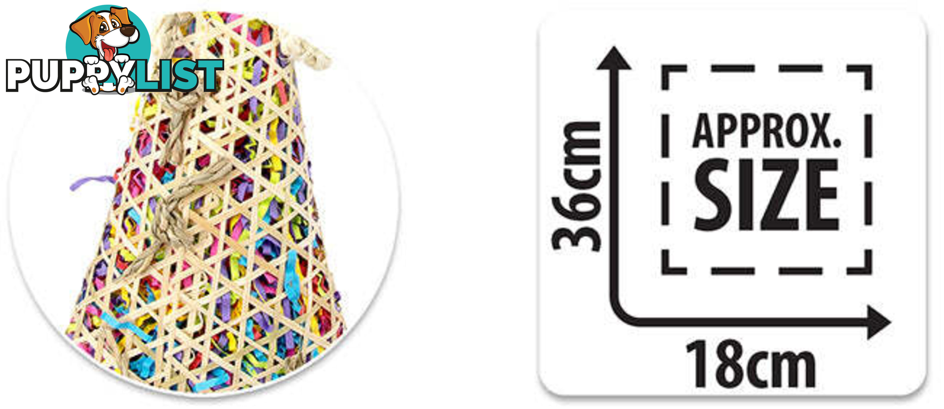 BIRD TOY DESTRUCTIVE - SHREDZ POSTIE MAIL POUCH - BAINBRIDGE - BB-A8472