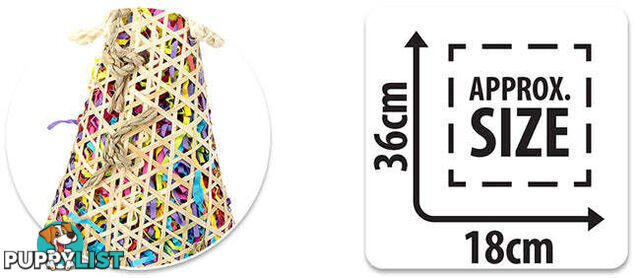 BIRD TOY DESTRUCTIVE - SHREDZ POSTIE MAIL POUCH - BAINBRIDGE - BB-A8472