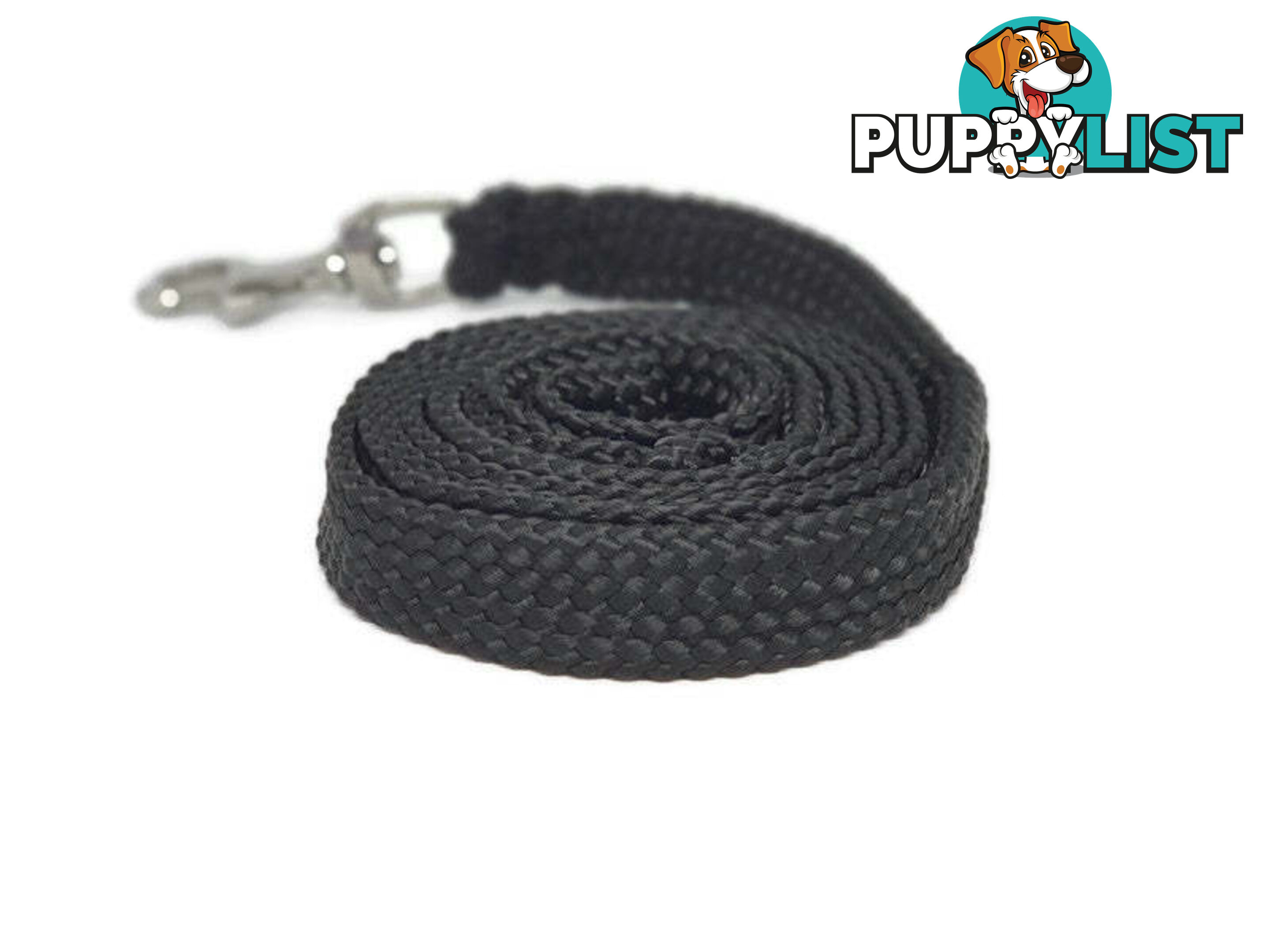 1.8m to 10m Long Dog Lead No Stitching Tough Yarnix 20mm Wide - YNXLD2010BRGRN