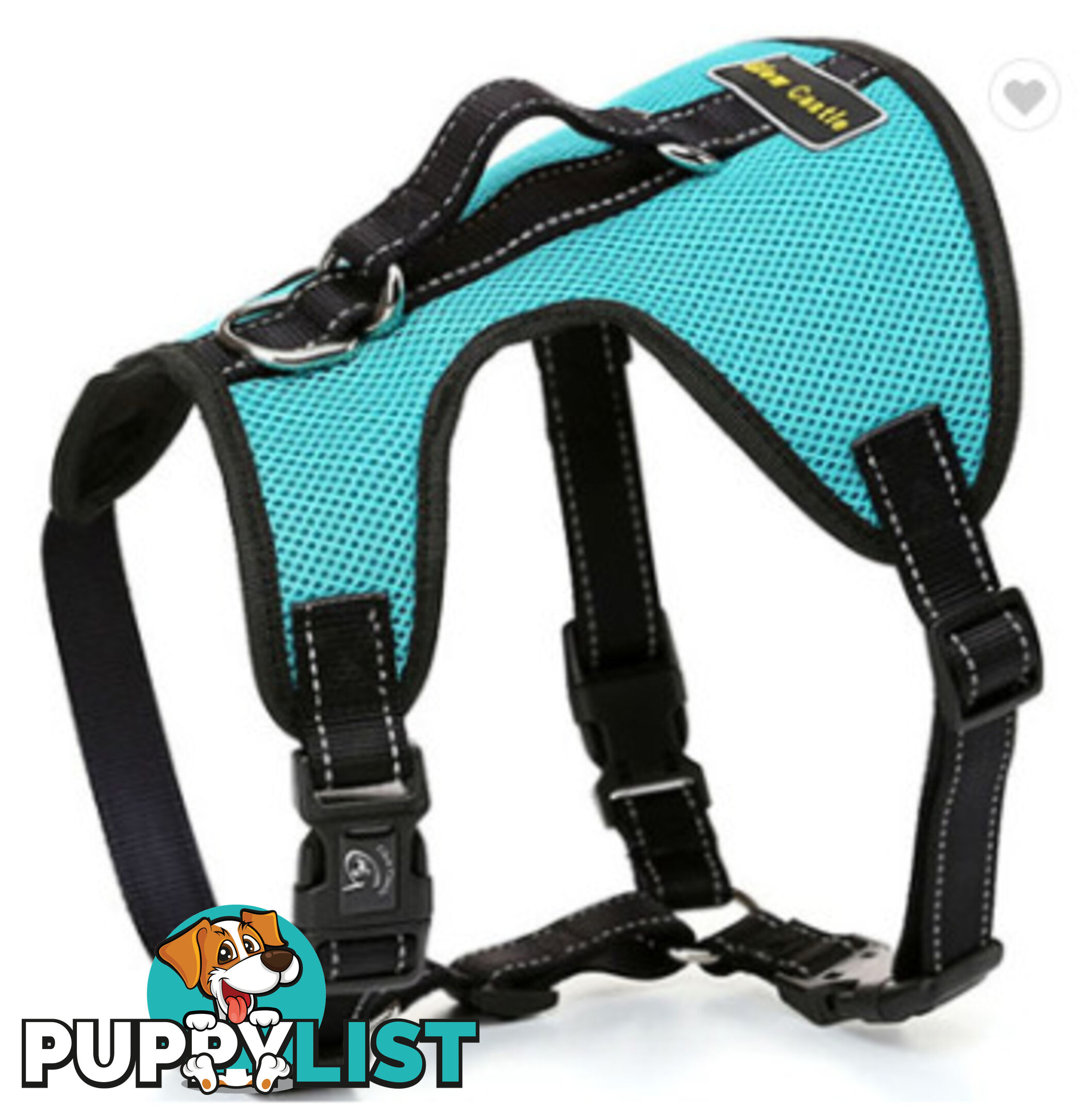 Dog Harness Billi Bob Soft Mesh Reflective Webbing - Moondidley Pets - MDPHARBILLPUR