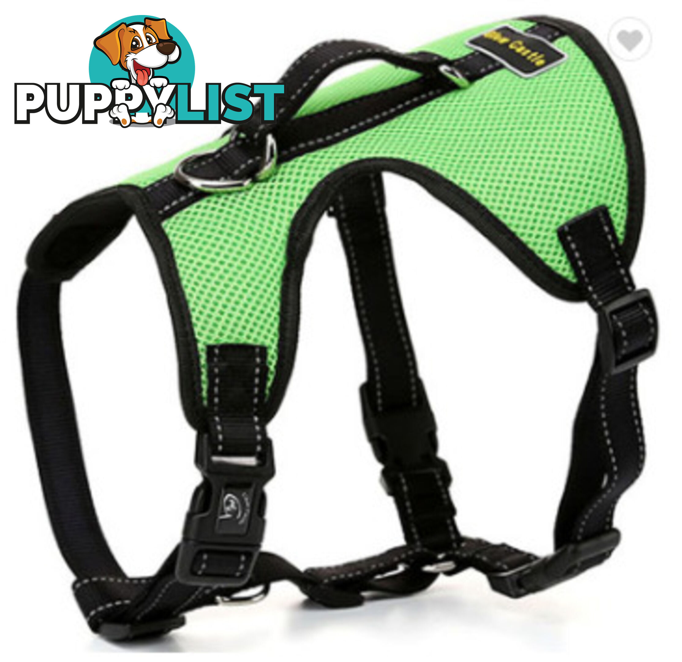 Dog Harness Billi Bob Soft Mesh Reflective Webbing - Moondidley Pets - MDPHARBILLPUR