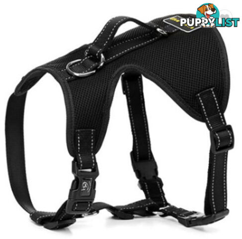 Dog Harness Billi Bob Soft Mesh Reflective Webbing - Moondidley Pets - MDPHARBILLPUR