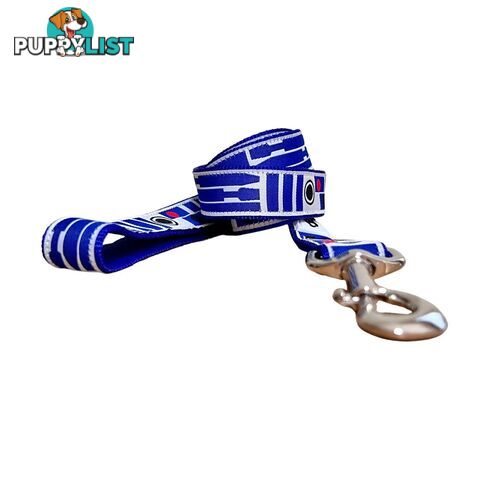 Droid Inspired Dog Lead / Dog Leash - Hand Made by The Bark Side - TBSLDDROBLU201.5