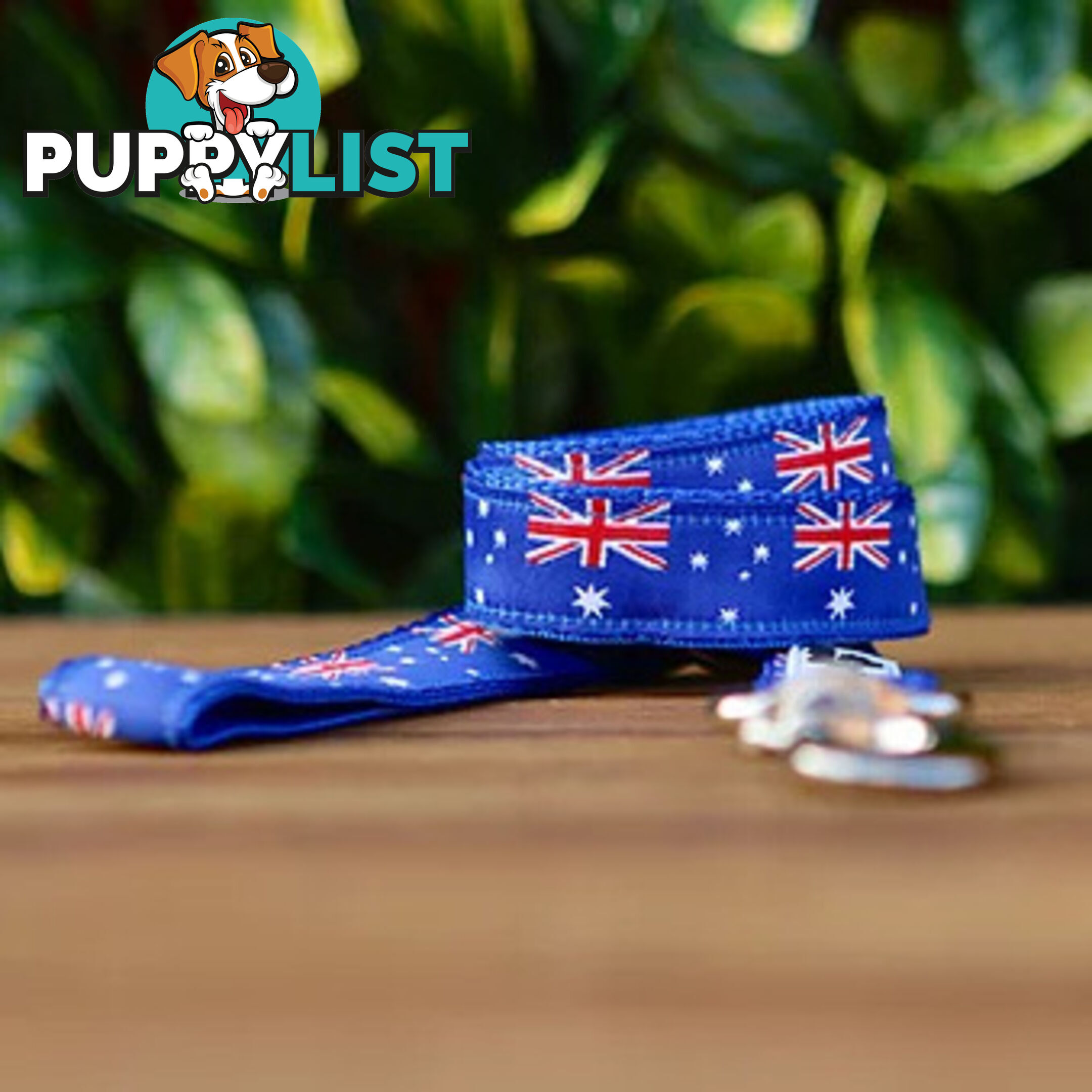 Australia Flag Dog Lead - Hand Made by The Bark Side. - TBSLDAUS251.2