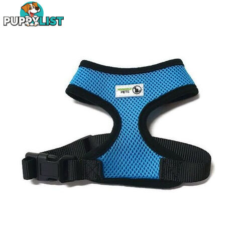 Pet Harness Soft Air Mesh Padded Adjustable  - Moondidley Pets - MDPHARMESLGRN