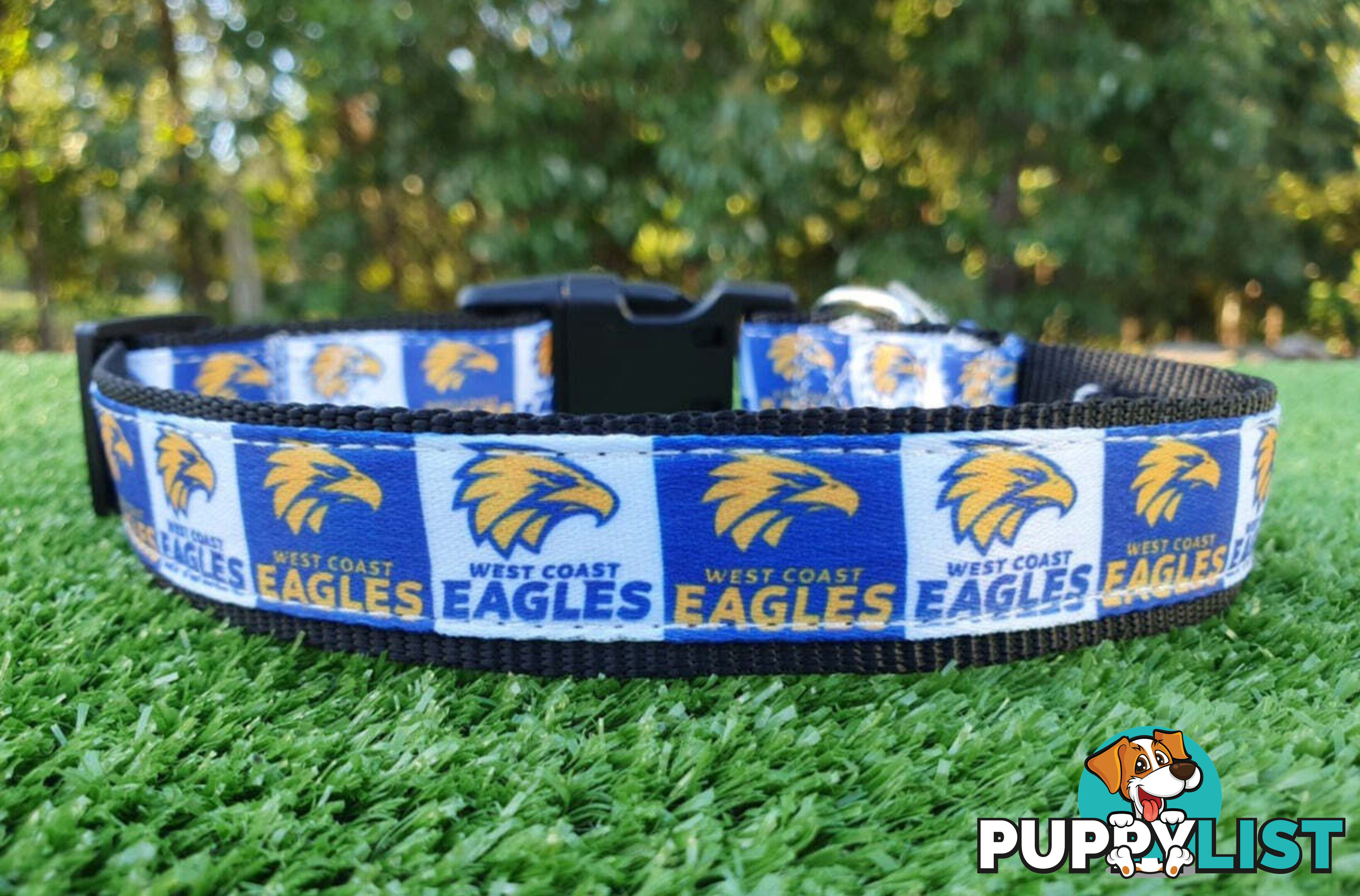 AFL Dog Collars, Footy - Aussie Rules - Moondidley Pets - MDPCOLAFLLSS