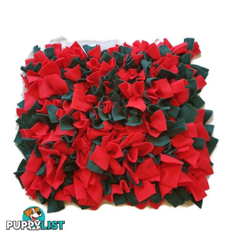 Snuffle Mats - Premium Heavy Duty Rubber Based - Pet Treat Play - Calms Anxiety - Slow Feeder - SNULPNKGRE