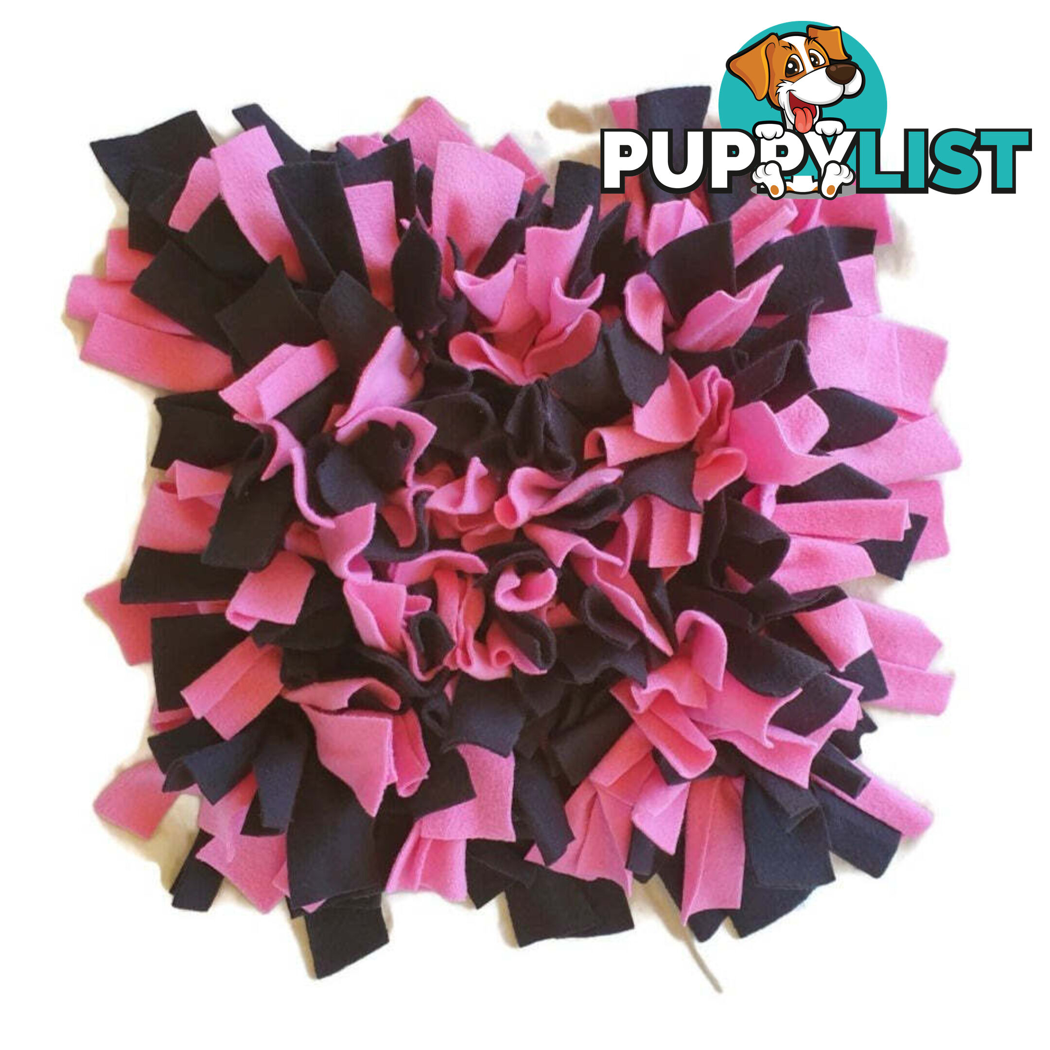Snuffle Mats - Premium Heavy Duty Rubber Based - Pet Treat Play - Calms Anxiety - Slow Feeder - SNULPNKGRE