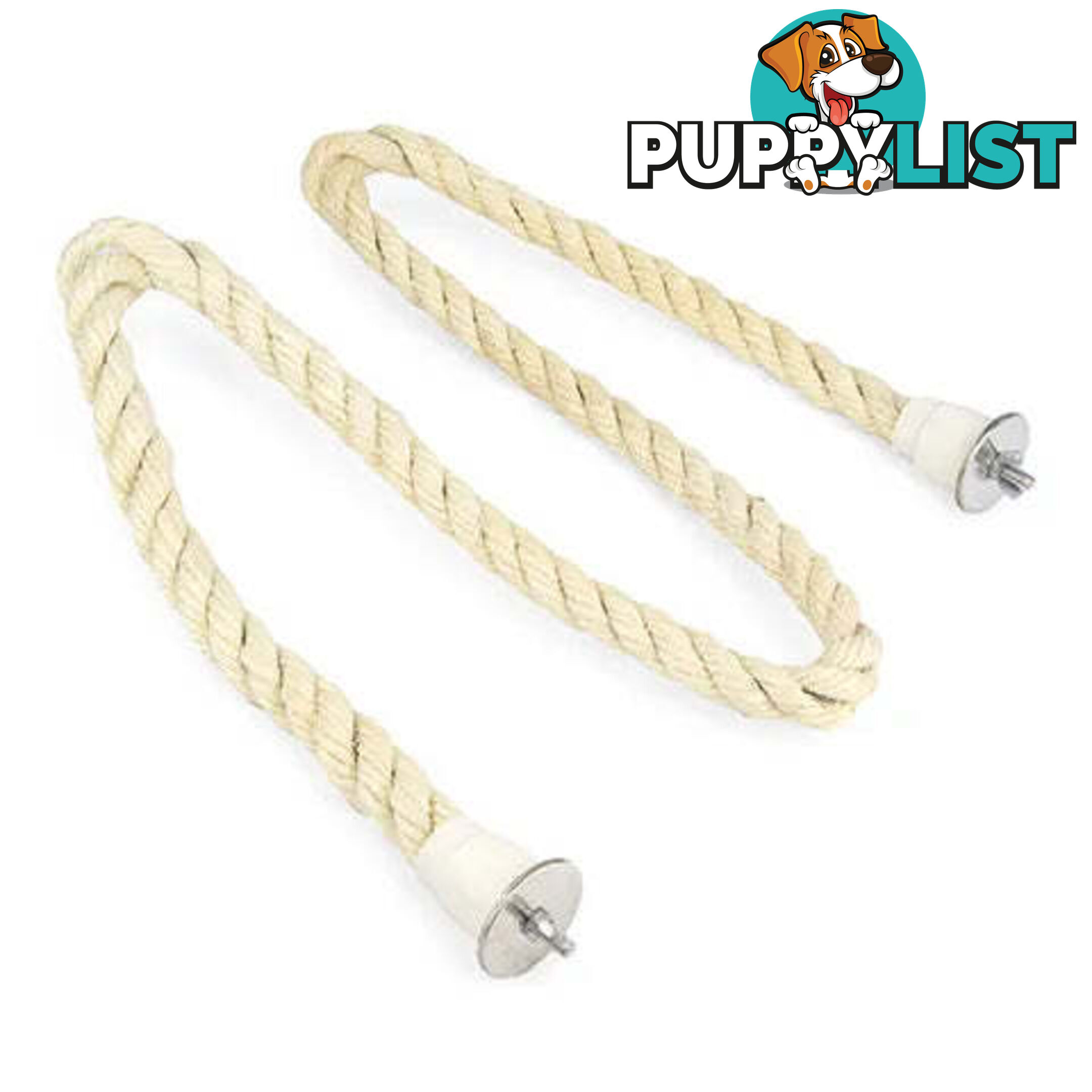 BIRD TOY ROPE - SISAL ZIG ZAG - BAINBRIDGE - BB-A8431