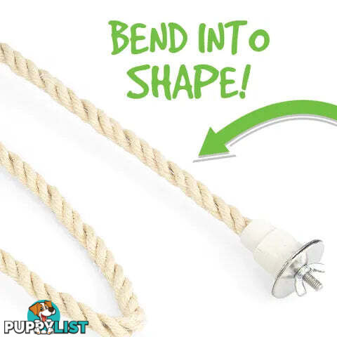 BIRD TOY ROPE - SISAL ZIG ZAG - BAINBRIDGE - BB-A8431