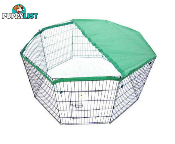 Paw Mate Green Net Cover for Pet Playpen Dog Exercise Enclosure Fence Cage - V274-PET-PPCV30-GN