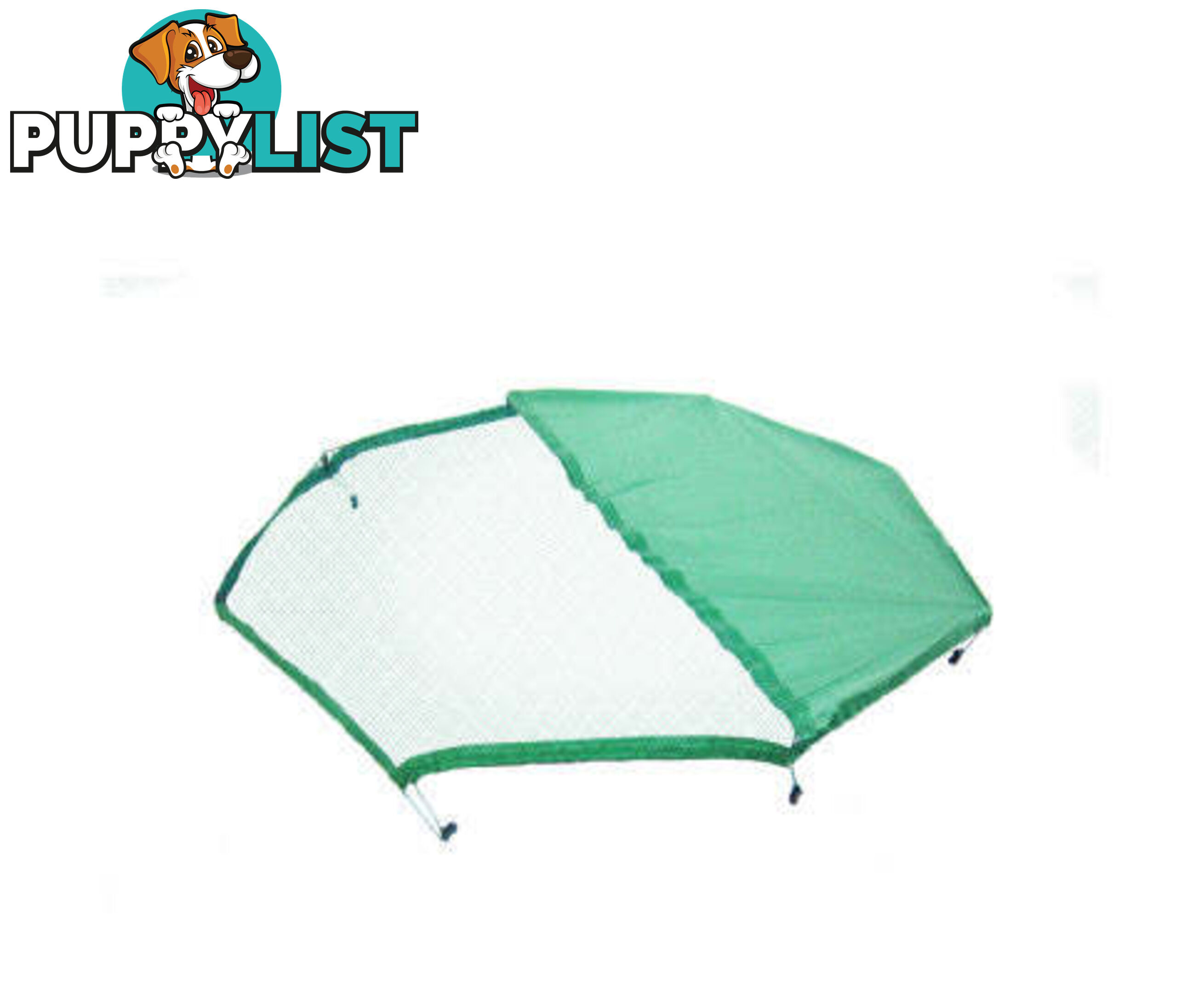 Paw Mate Green Net Cover for Pet Playpen Dog Exercise Enclosure Fence Cage - V274-PET-PPCV30-GN
