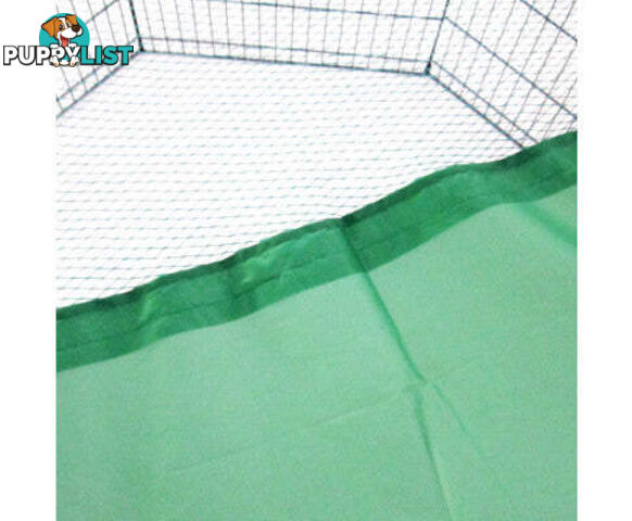 Paw Mate Green Net Cover for Pet Playpen Dog Exercise Enclosure Fence Cage - V274-PET-PPCV30-GN