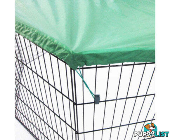 Paw Mate Green Net Cover for Pet Playpen Dog Exercise Enclosure Fence Cage - V274-PET-PPCV30-GN