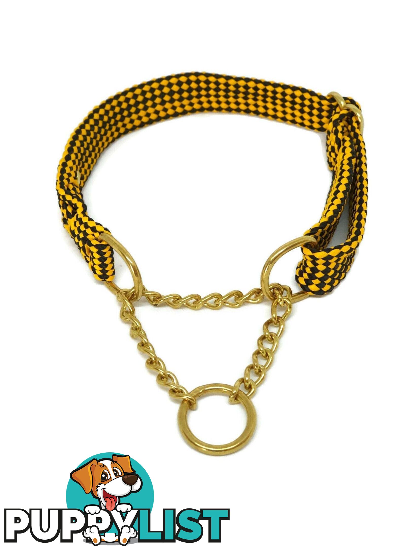 Martingale Dog Collars No Stitching Tough Yarnix - YNXCOLMARL10YEL