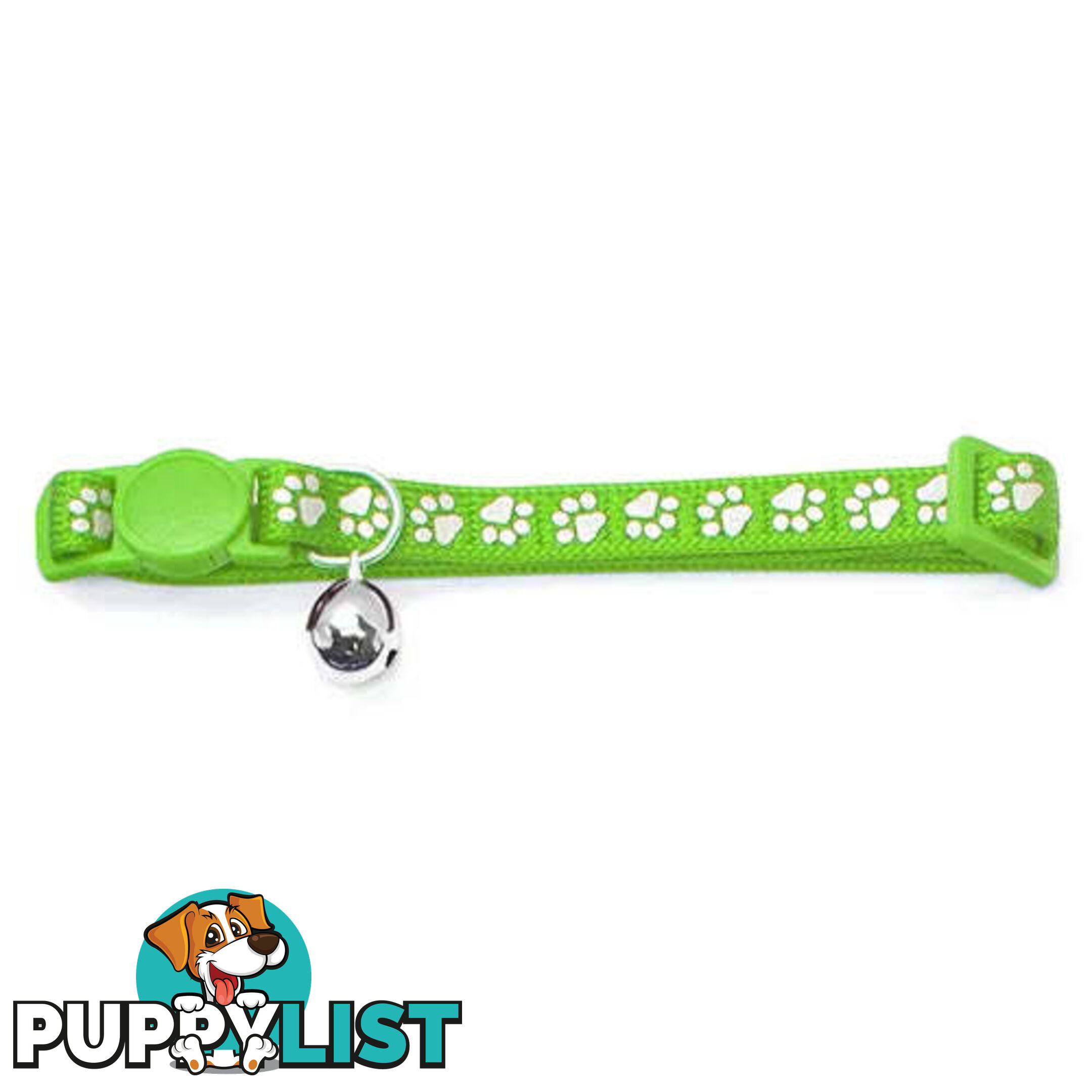 REFLECTIVE CAT COLLAR - BAINBRIDGE - BB-A7125-GRN