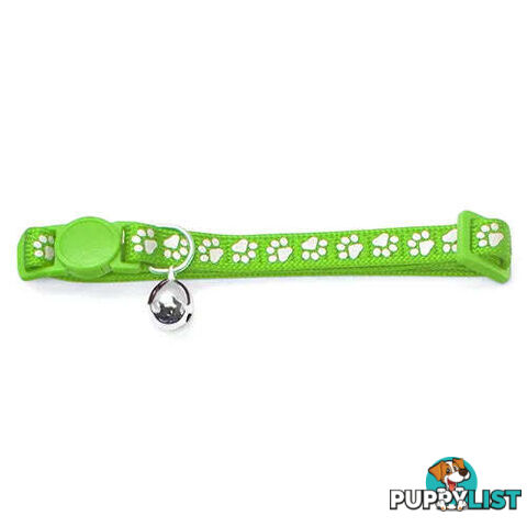 REFLECTIVE CAT COLLAR - BAINBRIDGE - BB-A7125-GRN
