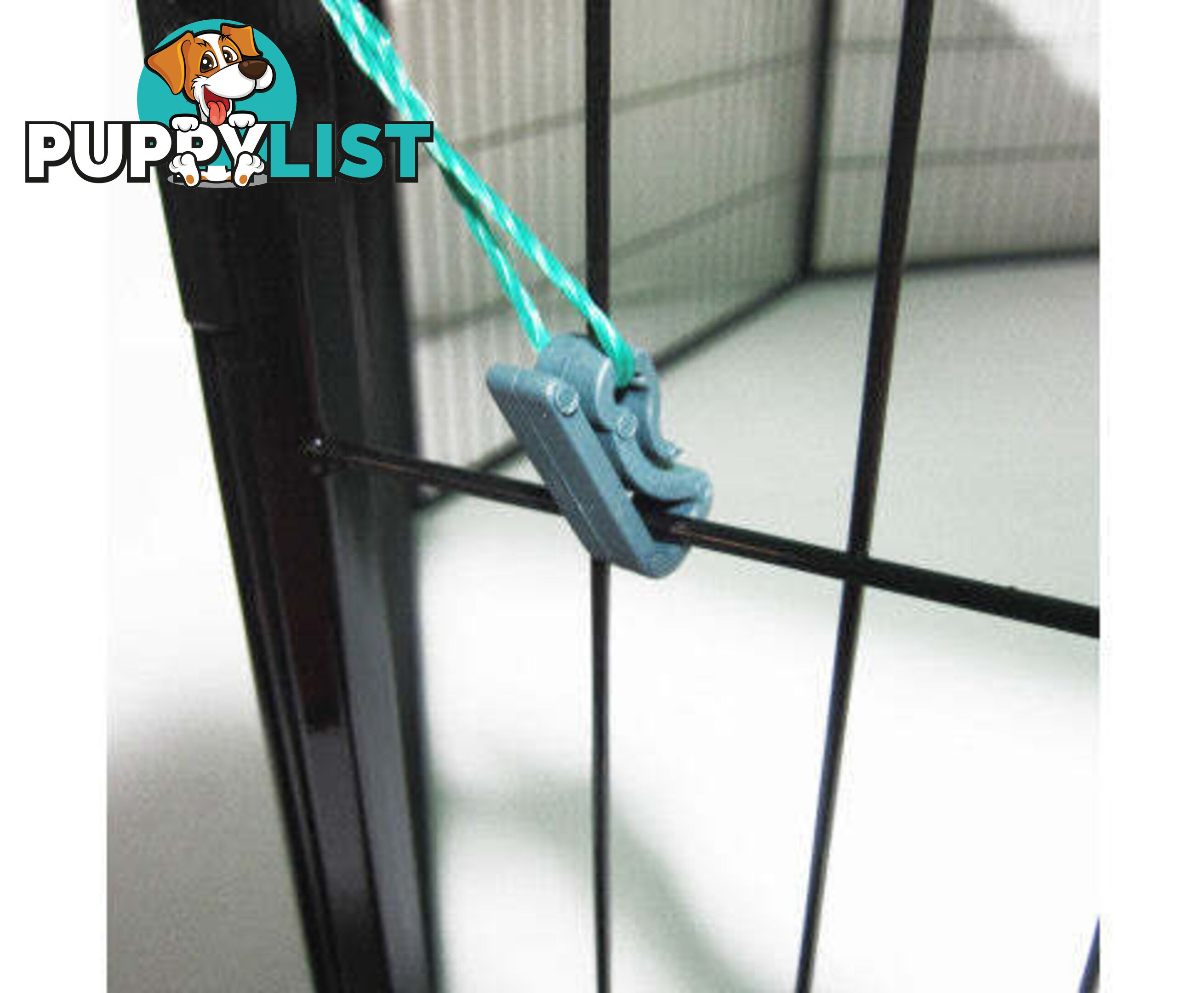 Paw Mate Green Net Cover for Pet Playpen Dog Exercise Enclosure Fence Cage - V274-PET-PPCV32S-GN