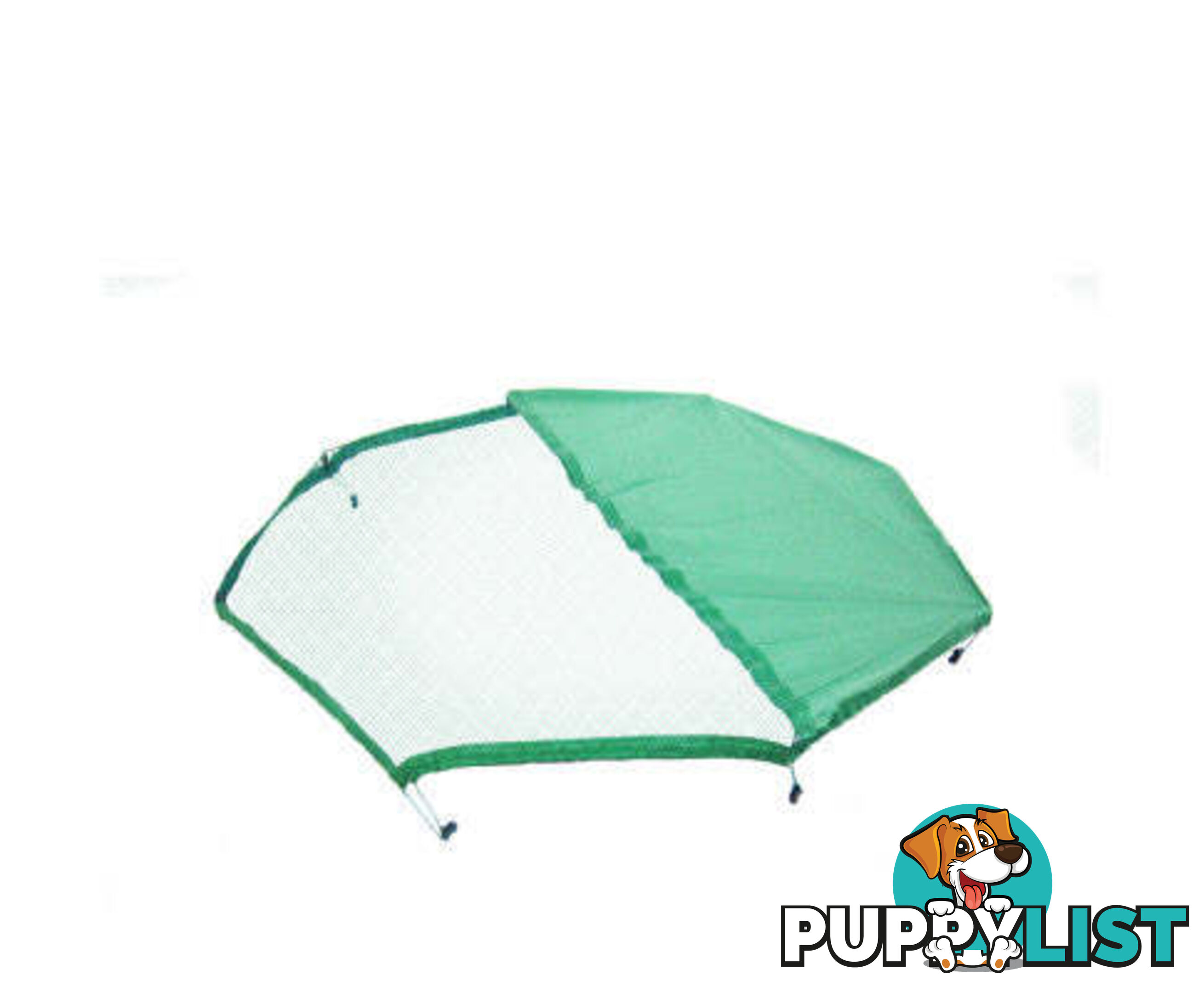 Paw Mate Green Net Cover for Pet Playpen Dog Exercise Enclosure Fence Cage - V274-PET-PPCV32S-GN