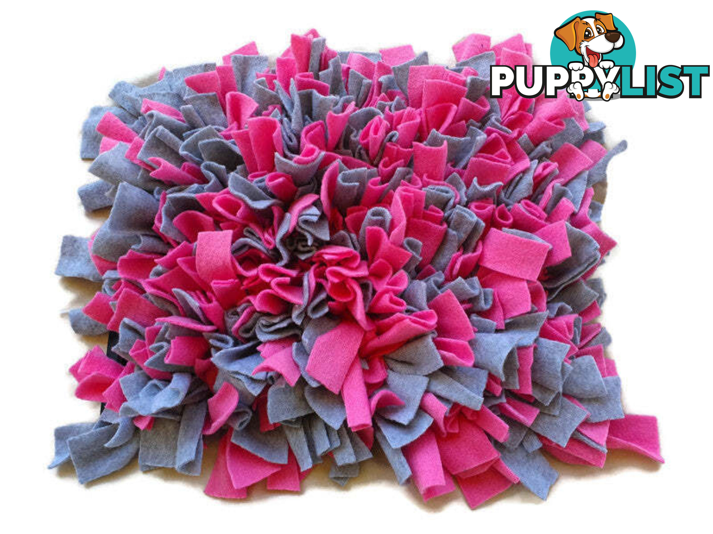 Snuffle Mats - Premium Heavy Duty Rubber Based - Pet Treat Play - Calms Anxiety - Slow Feeder - SNUFFLE-SM-PIGR
