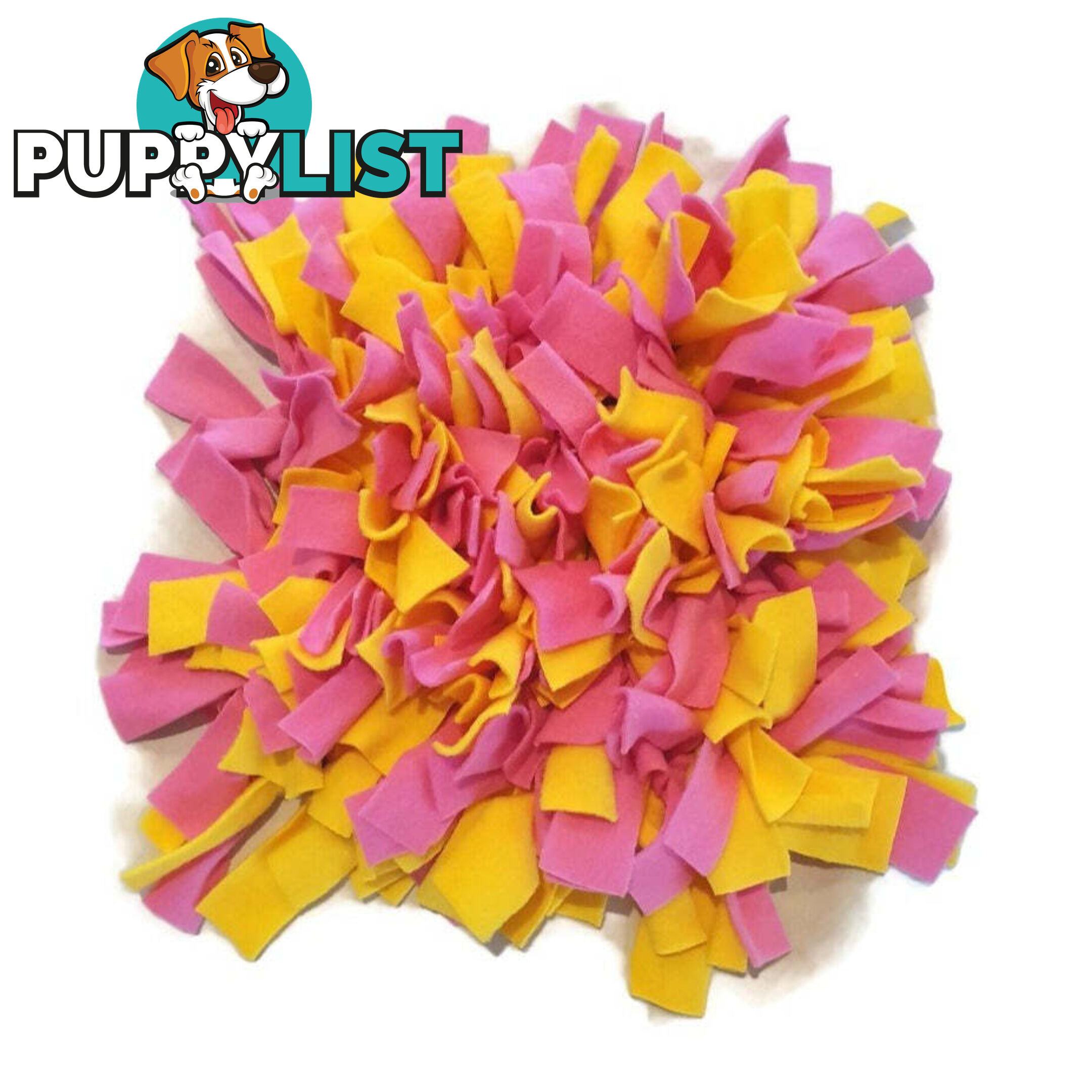 Snuffle Mats - Premium Heavy Duty Rubber Based - Pet Treat Play - Calms Anxiety - Slow Feeder - SNUFFLE-SM-PIGR